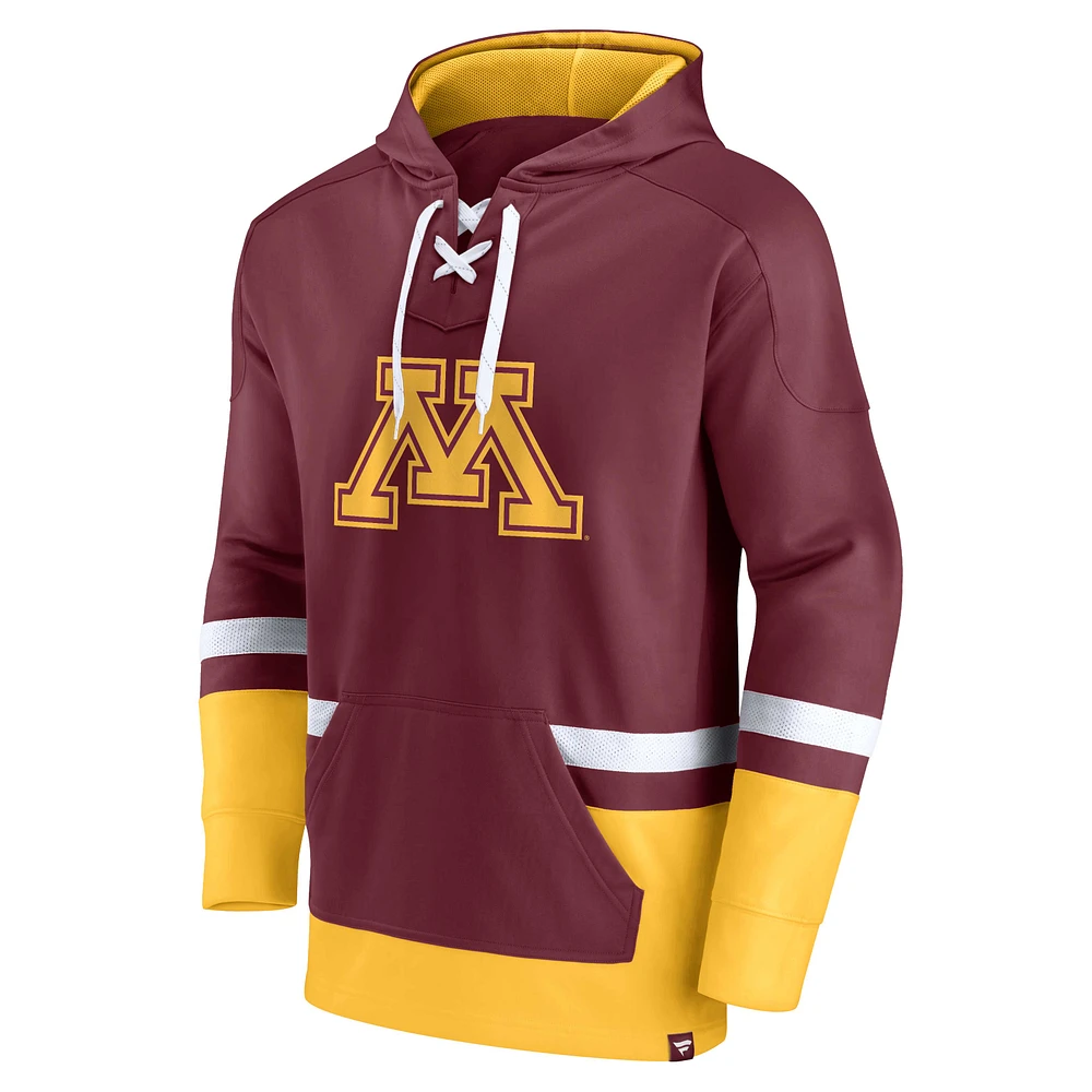 Men's Fanatics Maroon Minnesota Golden Gophers First Battle Pullover Hoodie