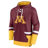 Men's Fanatics Maroon Minnesota Golden Gophers First Battle Pullover Hoodie