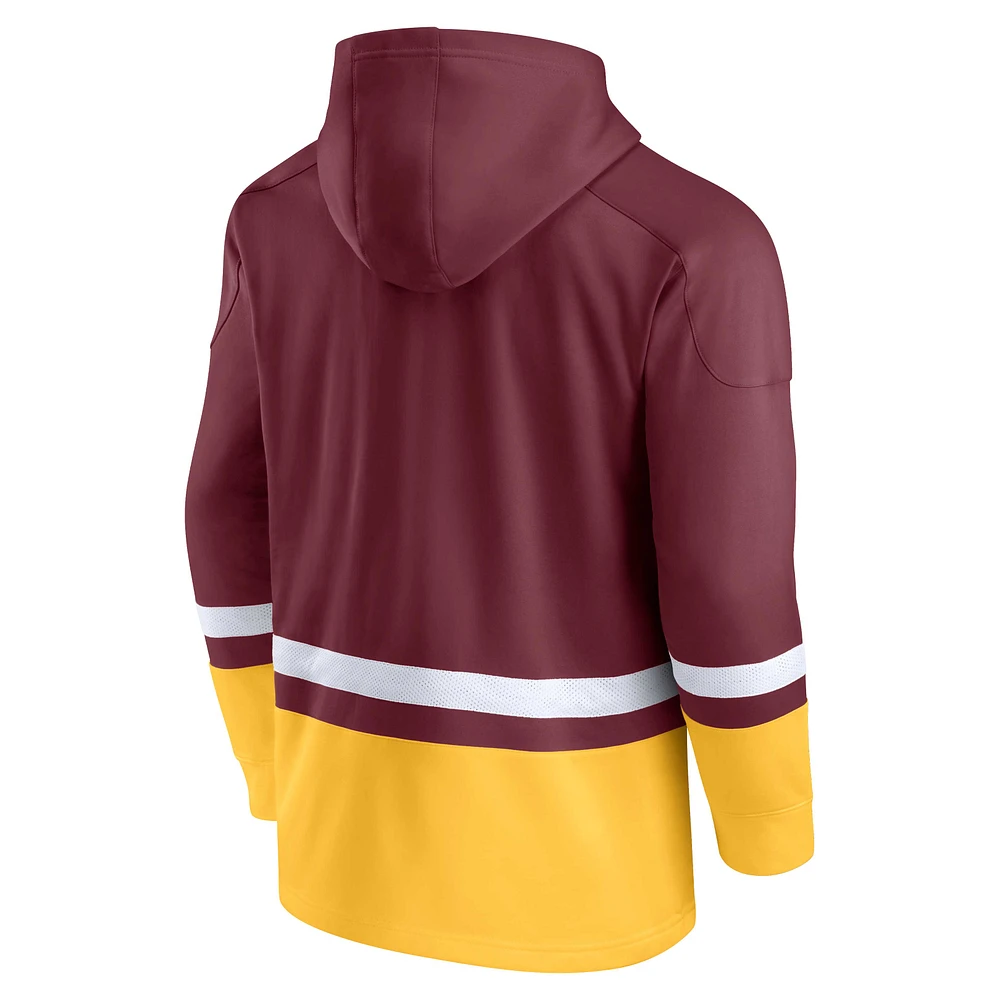 Men's Fanatics Maroon Minnesota Golden Gophers First Battle Pullover Hoodie