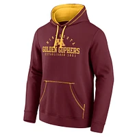 Men's Fanatics Maroon Minnesota Golden Gophers Toppler Fleece Pullover Hoodie