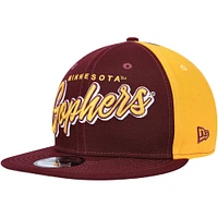 Men's New Era  Maroon Minnesota Golden Gophers Outright 9FIFTY Snapback Hat