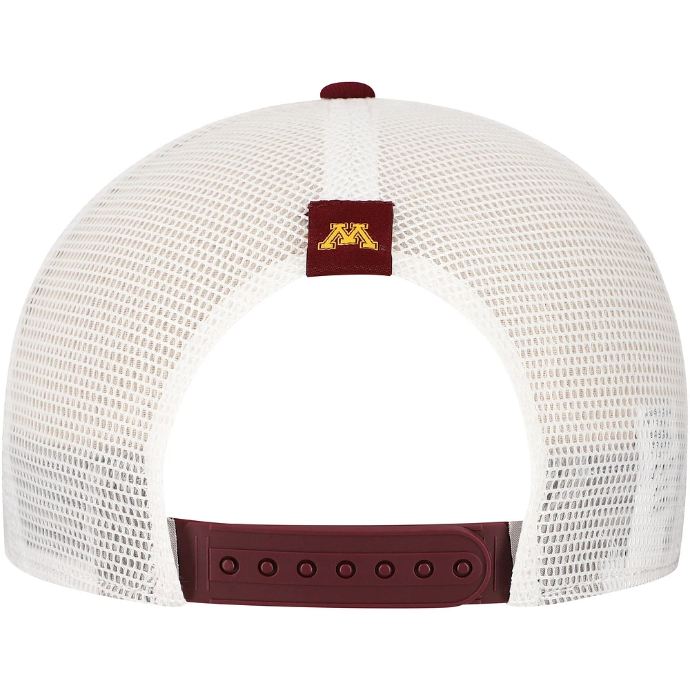 Men's Nike Maroon Minnesota Golden Gophers 2024/25 Sideline Rise Trucker Adjustable Hat