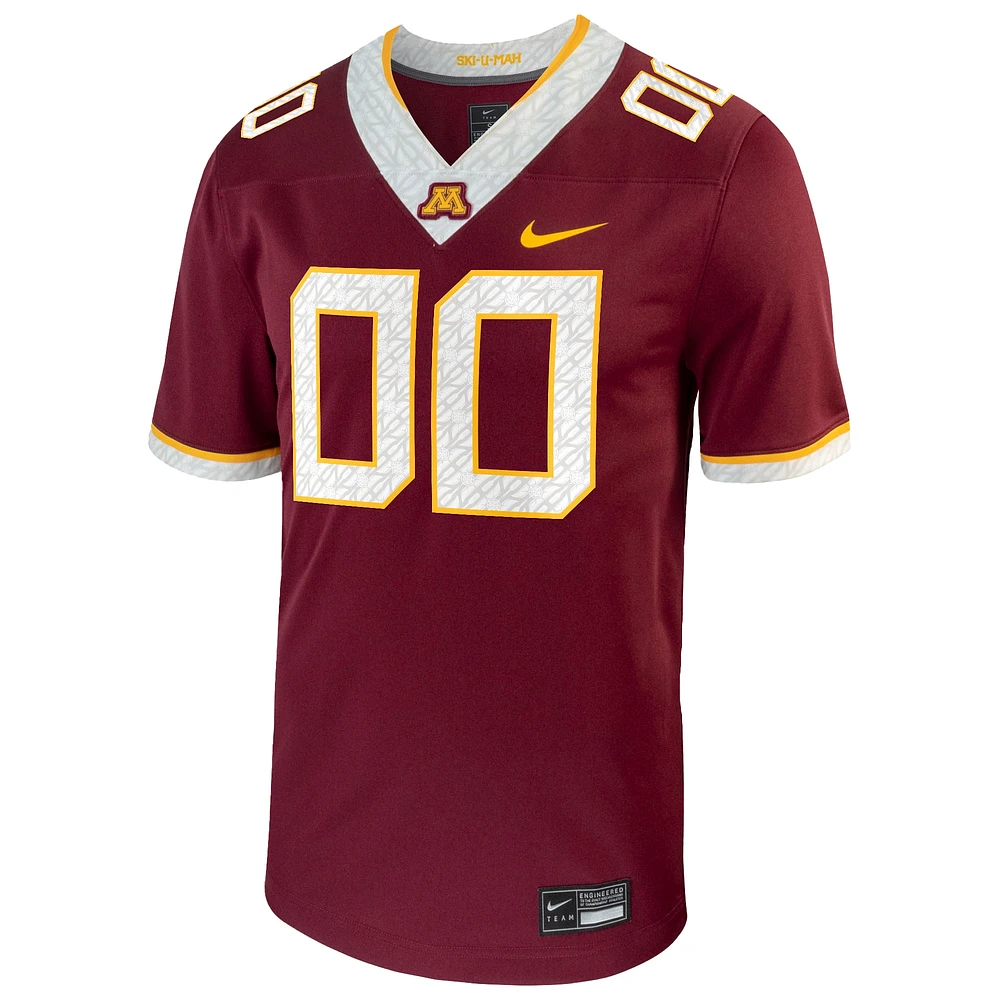 Men's Nike Maroon Minnesota Golden Gophers Pick-A-Player NIL Replica Football Jersey