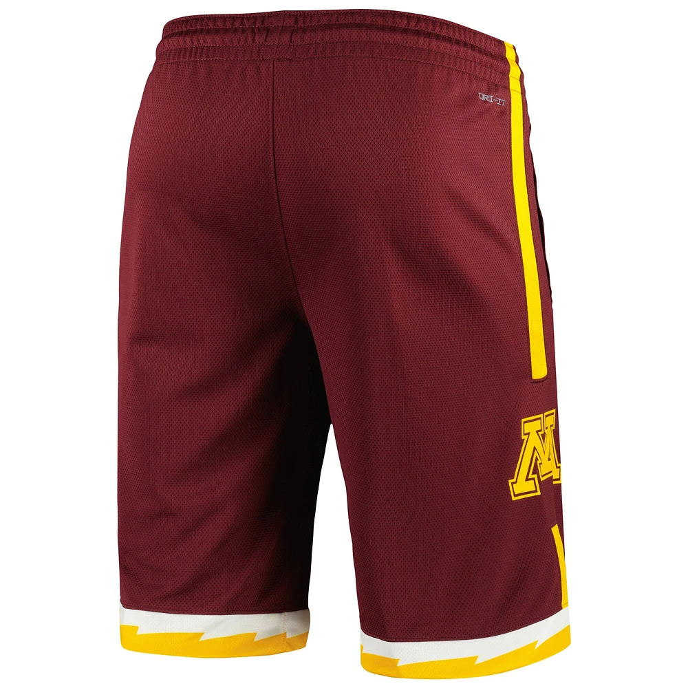 Men's Nike Maroon Minnesota Golden Gophers Replica Performance Basketball Shorts