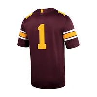 Men's Nike #1 Maroon Minnesota Golden Gophers Untouchable Football Jersey