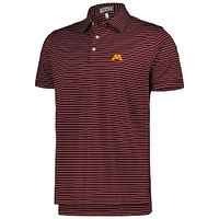 Men's Peter Millar Maroon Minnesota Golden Gophers Crafty Performance Jersey Polo