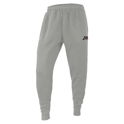 Men's Pewter Minnesota Golden Gophers Changeover Club Fleece Jogger Pants