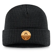 Men's Top of the World Black Minnesota Golden Gophers Uroot4 Patch Cuffed Knit Hat