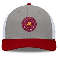 Men's Top of the World Gray/Maroon Minnesota Golden Gophers Rob Trucker Adjustable Hat