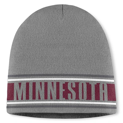 Bonnet tricoté Jace pour homme Top of the World, gris, Minnesota Golden Gophers