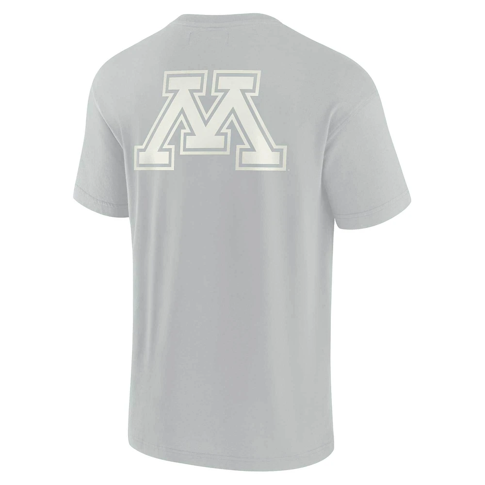 Unisex Fanatics Gray Minnesota Golden Gophers Elements Super Soft Short Sleeve T-Shirt