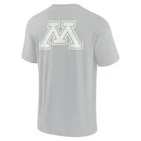 Unisex Fanatics Gray Minnesota Golden Gophers Elements Super Soft Short Sleeve T-Shirt