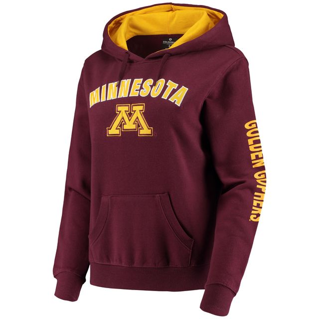 Sweat à capuche Colosseum Minnesota Golden Gophers Loud and Proud marron pour femme