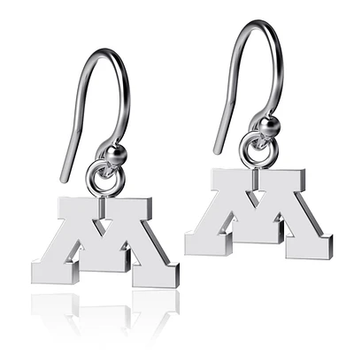 Dayna Designs Minnesota Golden Gophers Boucles d'oreilles pendantes en argent pour femme