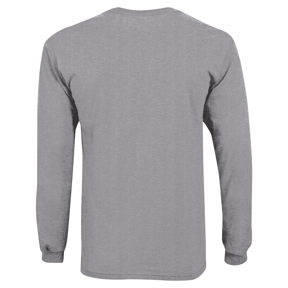 T-shirt à manches longues avec Logo Arch Over des Golden Gophers du Minnesota, champion jeunes, gris