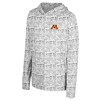 Youth Colosseum Black Minnesota Golden Gophers All-Over Print Hoodie