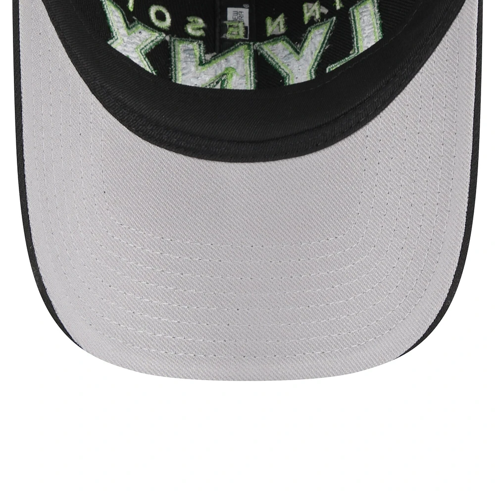 Unisex New Era Black Minnesota Lynx Rebel Series 9TWENTY Adjustable Hat