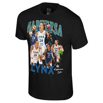 T-shirt unisexe Stadium Essentials Napheesa Collier noir Minnesota Lynx WNBA Crossroads