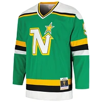 Men's Mitchell & Ness Mike Modano Kelly Green Minnesota North Stars 1989/90 Blue Line Player Jersey