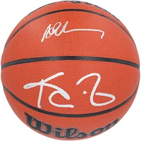 Anthony Edwards & Kevin Garnett Minnesota Timberwolves Autographed Wilson Authentic Series Indoor/Outdoor Basketball
