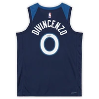 Donte DiVincenzo Minnesota Timberwolves Autographed Navy Nike Icon Edition Swingman Jersey