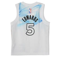 Infant Nike Anthony Edwards White Minnesota Timberwolves 2024/25 Swingman Player Jersey - City Edition