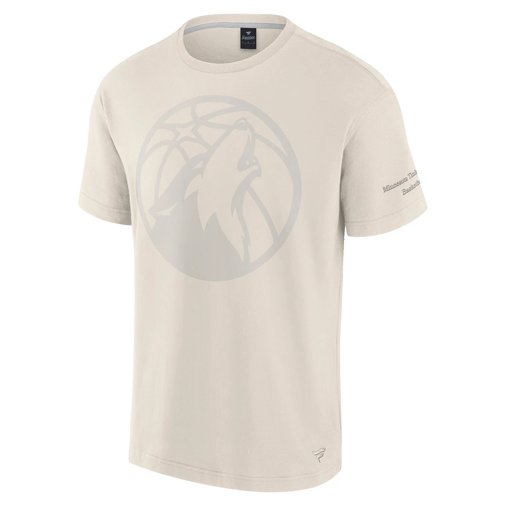 Men's Fanatics Cream Minnesota Timberwolves Elements Iconic T-Shirt