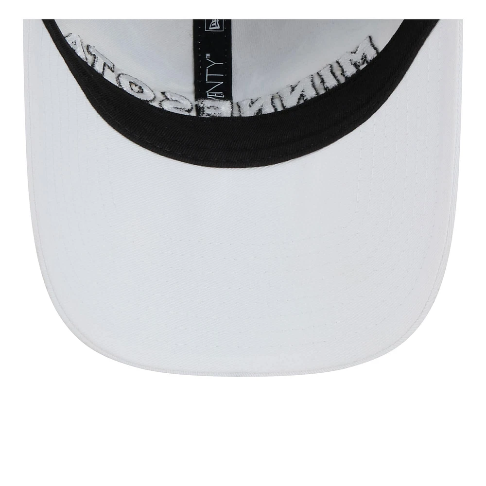 Casquette ajustable 9TWENTY City Edition 2024/25 Minnesota Timberwolves blanche New Era pour homme