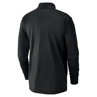 Men's Nike Black Minnesota Timberwolves 2024/25 City Edition Authentic Coaches Performance Half-Zip Top