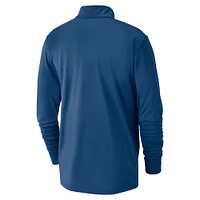 Men's Nike Blue Minnesota Timberwolves 2024/25 Courtside Performance Half-Zip Top