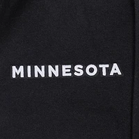 Men's Pro Standard Black Minnesota Timberwolves 2024/25 City Edition Chenille Applique Full-Zip Wool Varsity Jacket