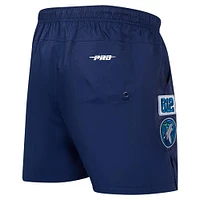 Men's Pro Standard Navy Minnesota Timberwolves Area Code Shorts