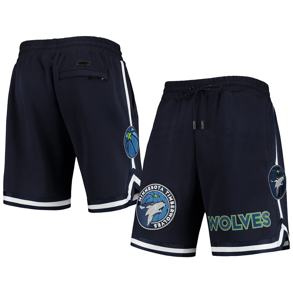 Short en chenille Minnesota Timberwolves Pro Standard pour homme, bleu marine