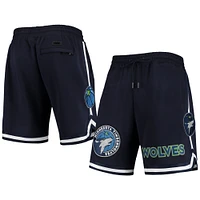 Short en chenille Minnesota Timberwolves Pro Standard pour homme, bleu marine