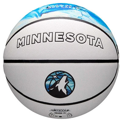 Ballon de basket-ball de collection édition City des Minnesota Timberwolves 2024-25