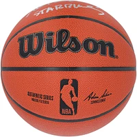 Stephon Marbury Minnesota Timberwolves Autographed Wilson Authentic Series Indoor/Outdoor Basketball with "Starbury" Inscription