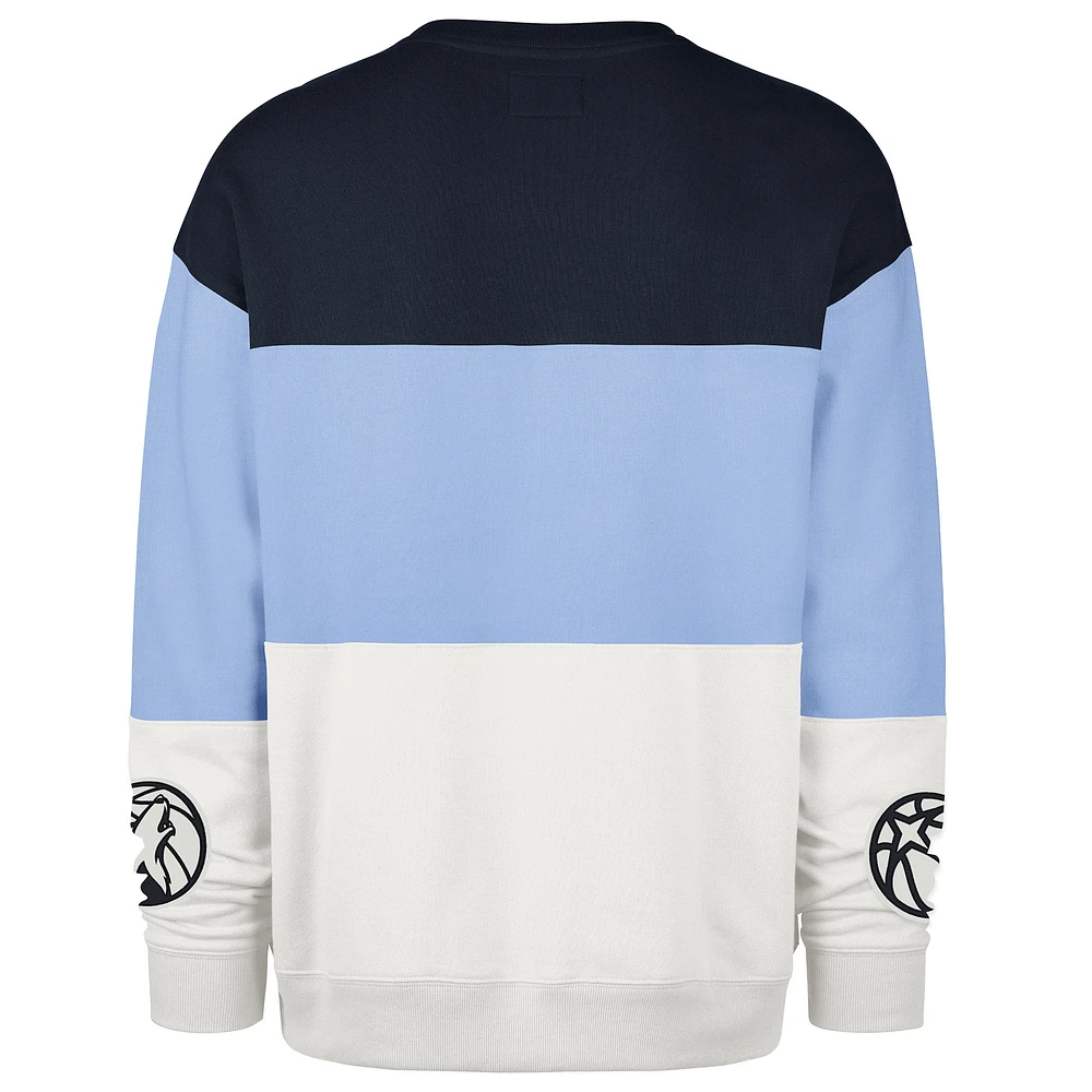 Sweat-shirt unisexe bleu clair '47 Minnesota Timberwolves 2024/25 City Edition On Five Maximalist Pullover