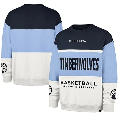 Sweat-shirt unisexe bleu clair '47 Minnesota Timberwolves 2024/25 City Edition On Five Maximalist Pullover
