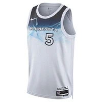 Unisex Nike Anthony Edwards White Minnesota Timberwolves 2024/25 Swingman Player Jersey - City Edition