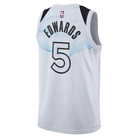 Unisex Nike Anthony Edwards White Minnesota Timberwolves 2024/25 Swingman Player Jersey - City Edition