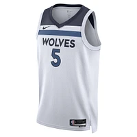 Unisex Nike Anthony Edwards White Minnesota Timberwolves Swingman Jersey - Association Edition