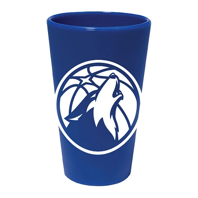 WinCraft Minnesota Timberwolves 16oz. Verre à pinte en silicone couleur équipe