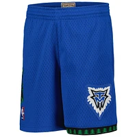 Youth Mitchell & Ness Blue Minnesota Timberwolves Hardwood Classics Swingman Shorts