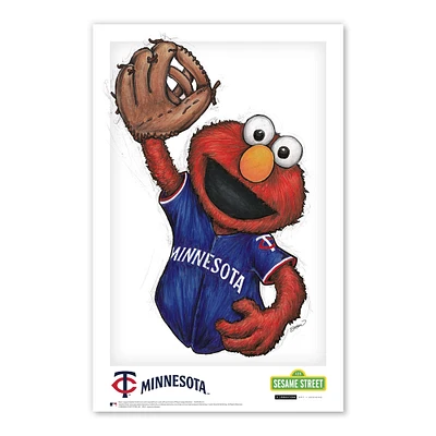 Elmo Minnesota Twins 11" x 17" Sesame Street Poster Print