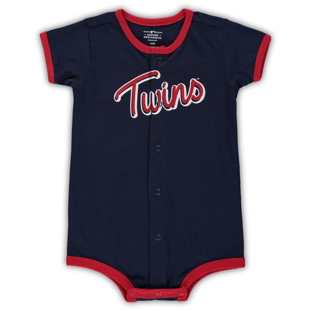 Barboteuse Power Hitter des Minnesota Twins bleu marine pour bébé