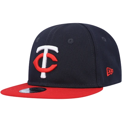 Casquette ajustable New Era Minnesota Twins My First 9FIFTY pour bébé, bleu marine