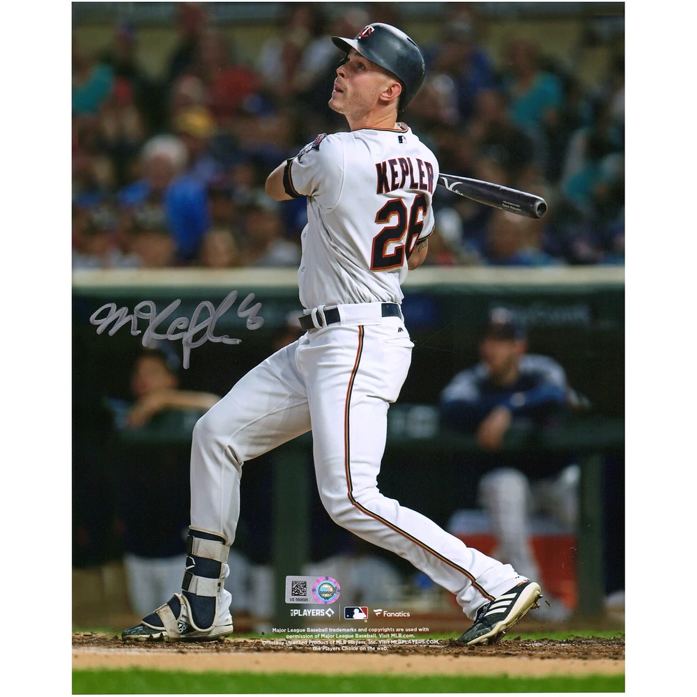 Max Kepler Minnesota Twins Autographed 8" x 10" Hitting Photograph
