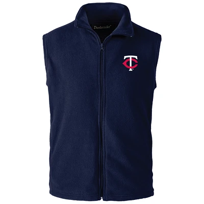 Men's Dunbrooke  Navy Minnesota Twins Full-Zip Vest