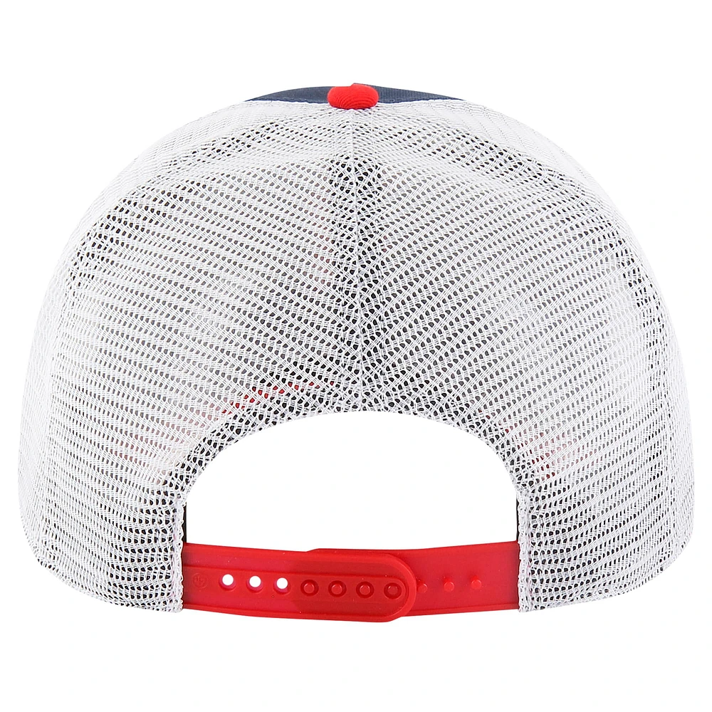 Men's '47 Navy Minnesota Twins Gridiron Super Stripe Relaxed Trucker Hitch Adjustable Hat