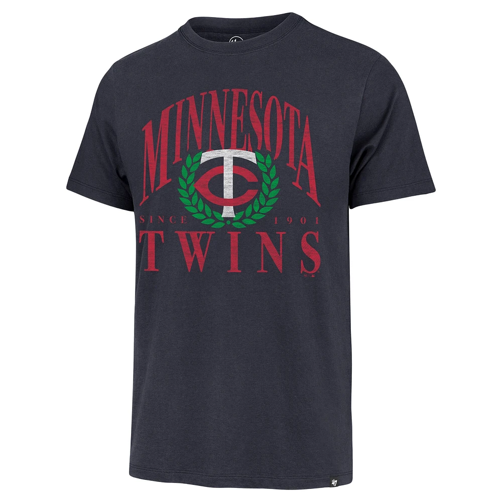 Men's '47 Navy Minnesota Twins Pitchout Franklin T-Shirt
